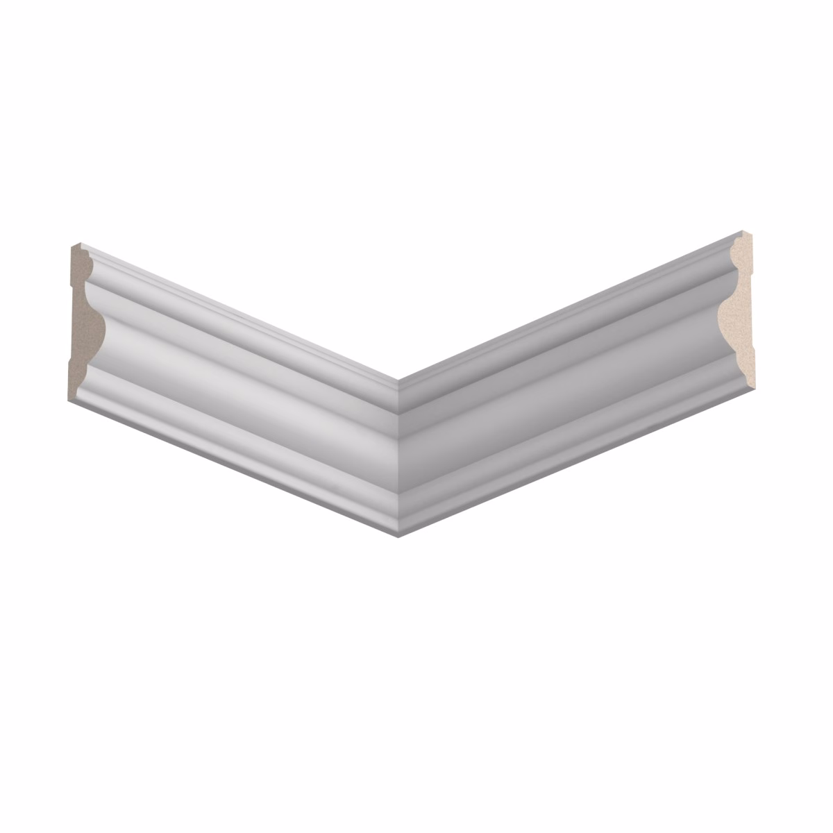 Молдинг Ultrawood White U 0002 p 2000×45×14